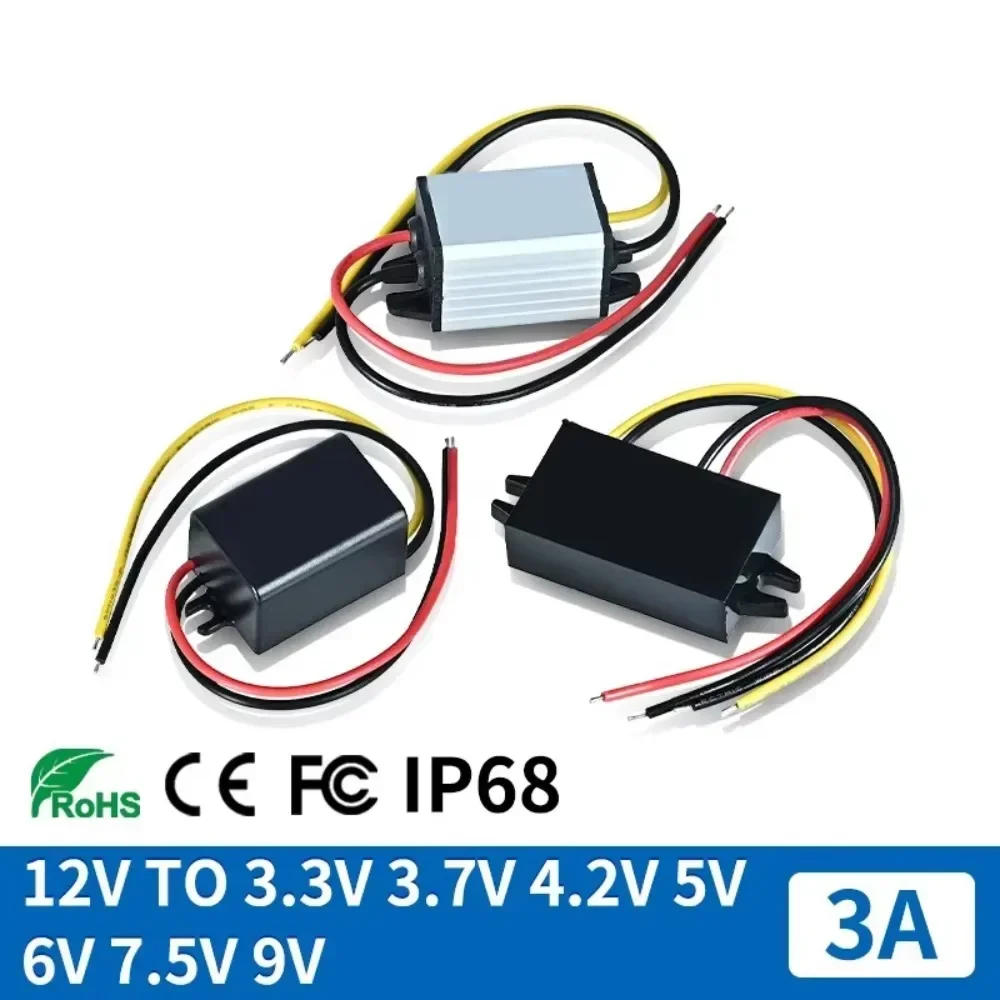 Multi-Voltage DC-DC Step Down Converter - Versatile Buck Voltage Regulator for Car Accessories and Electronics