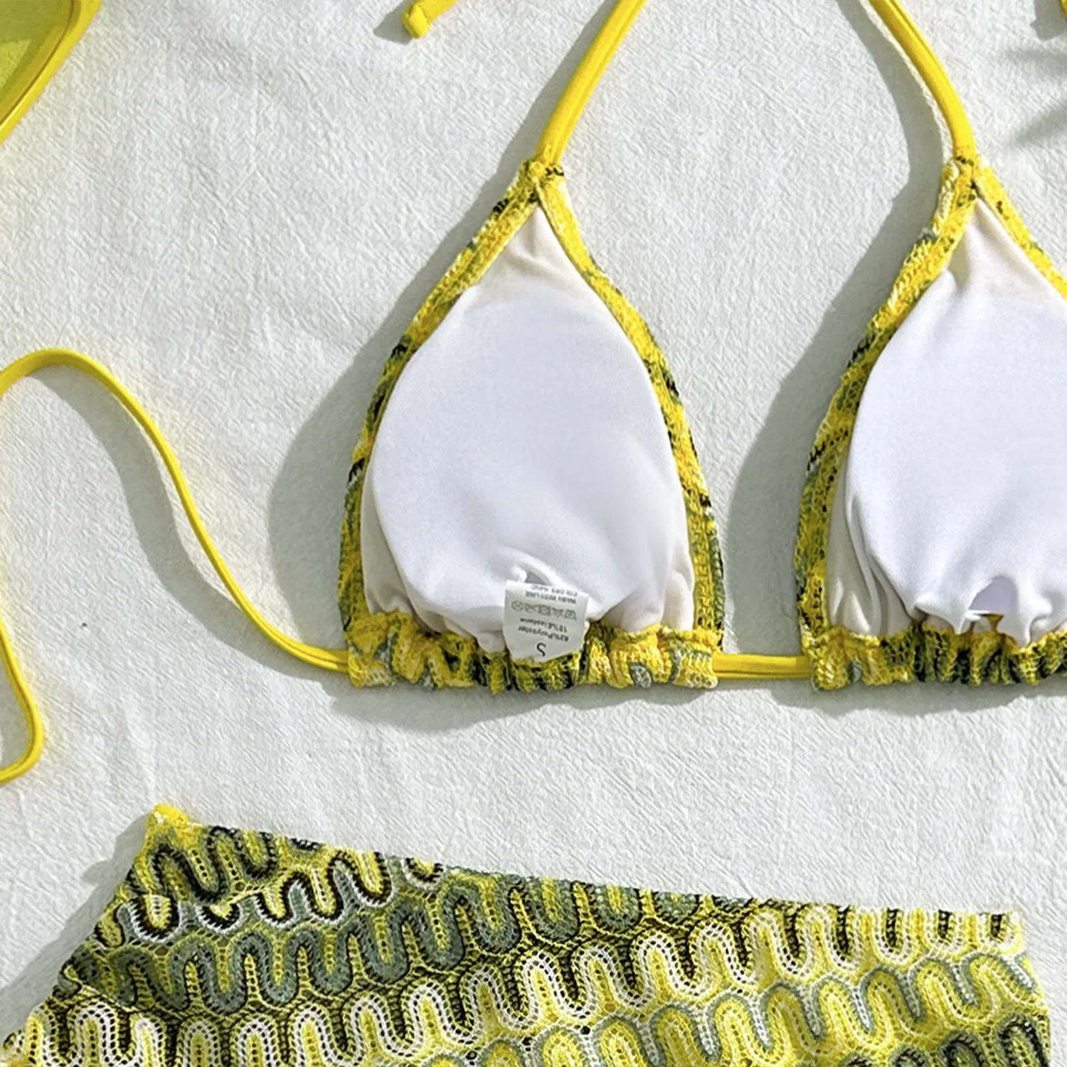 Three-Piece Womens Bikini Set - Sexy Beach Swimwear 2025