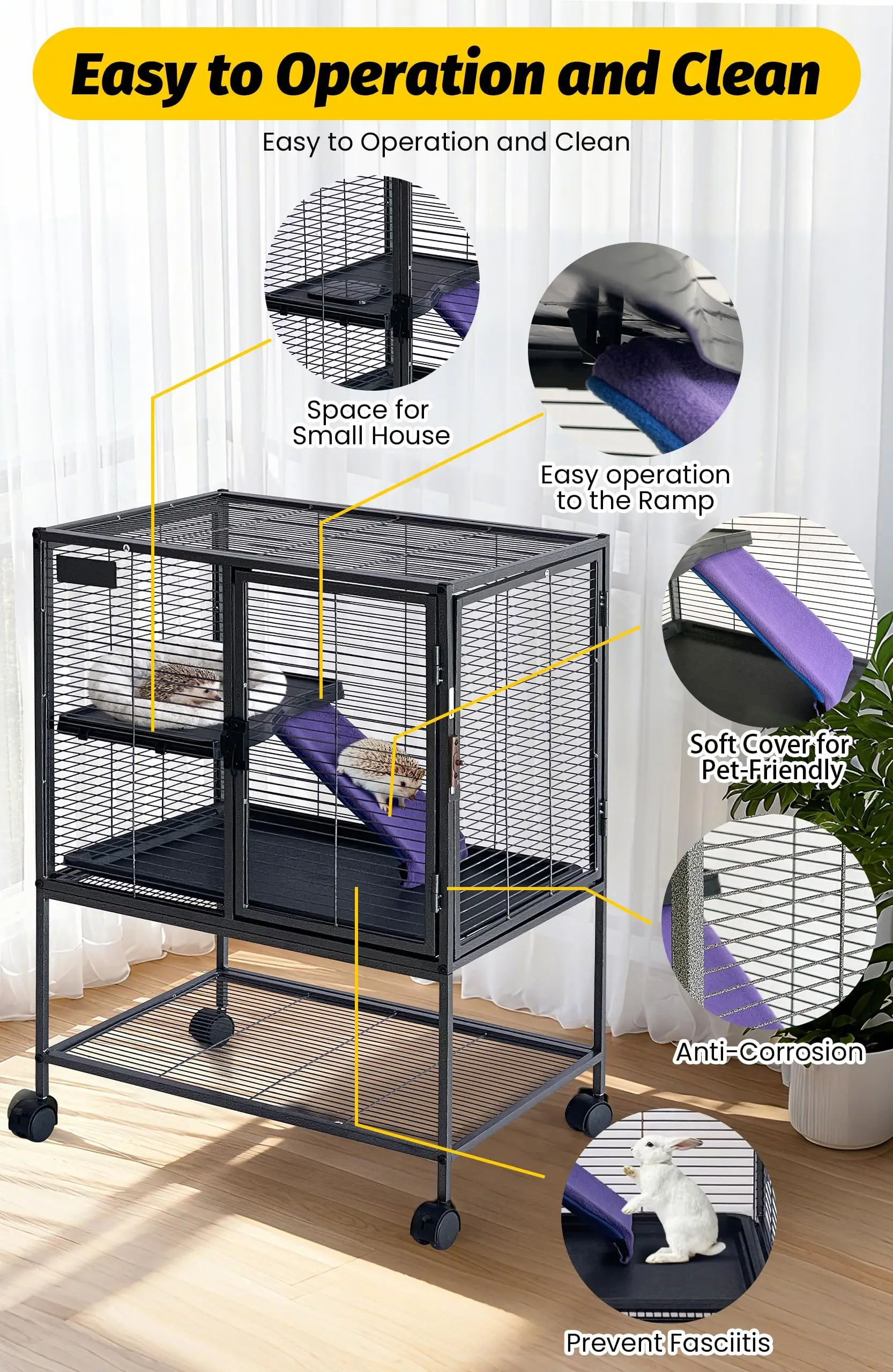 Multi-Level Small Animal Cage 6