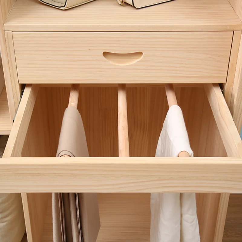 Bedroom Children's Wardrobes Organizer Mobile Cabinet Storage Wardrobe For Kids Shelve Meuble De Rangement Room Furniture CY50CW