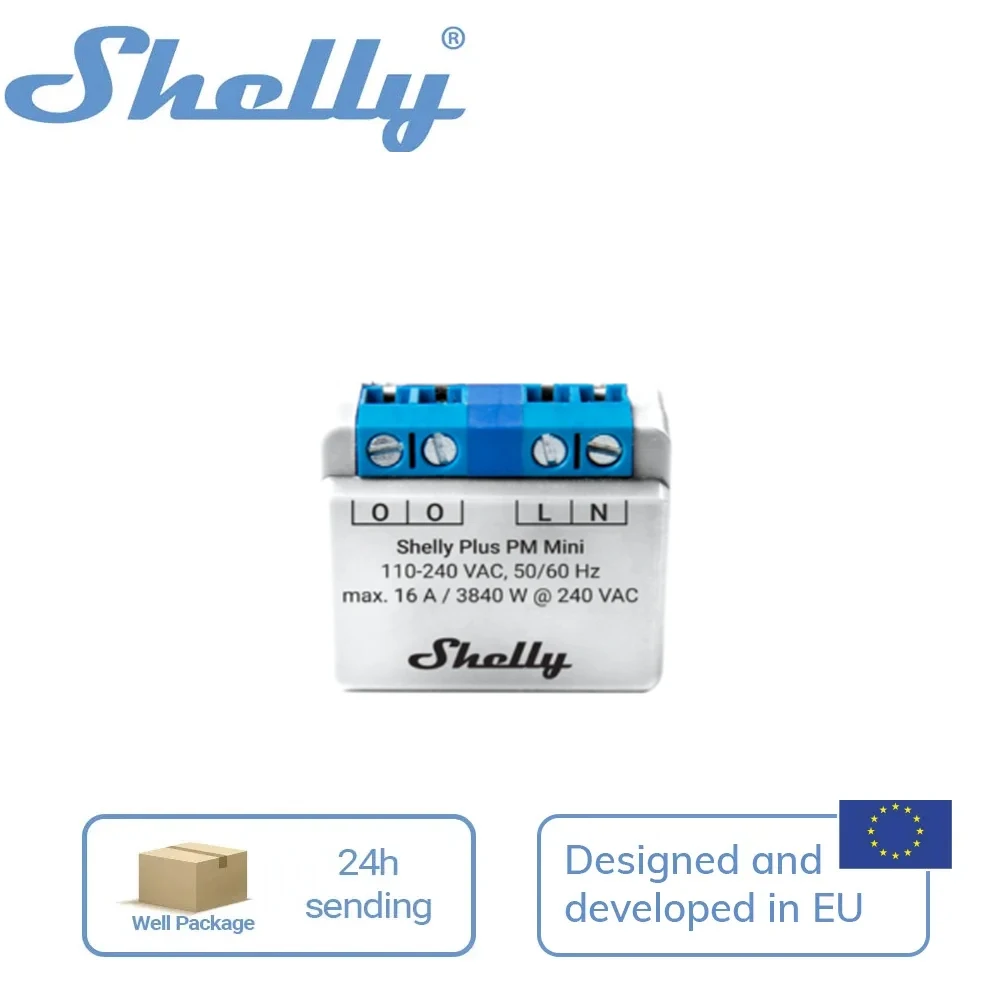 Shelly Plus 1 Mini Wi-Fi Operated Smart Switch 8A Automate Lights Garage  Door Irrigation System Small Electrical Appliances - AliExpress