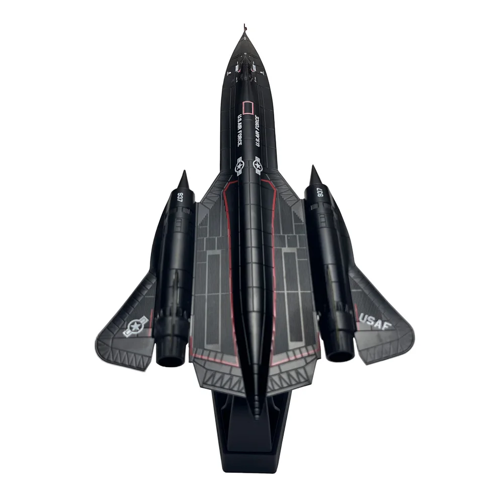 1/144 Scale US Lockheed SR71 SR-71 Blackbird 06937 Plane Diecast Metal Airplane Aircraft Ornament Model Boy Birthday Toy Gift