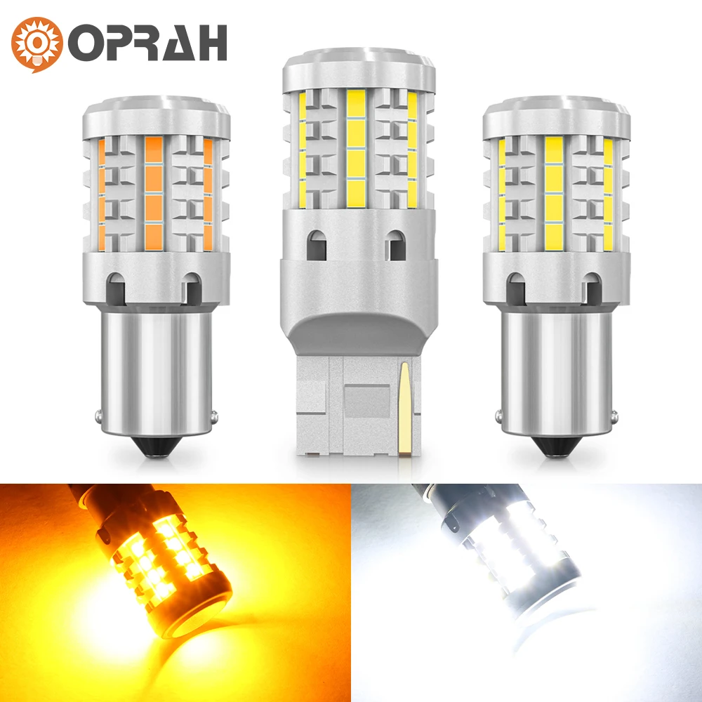 

1pcs High Power Car LED Light Canbus 1156 BA15S PY21W P21W T20 7440 W21W No Error Turn Signal Lamp Reverse Bulb 12V White Yellow