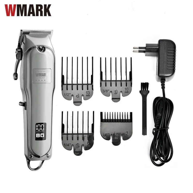 

Новая беспроводная Металлическая машинка для стрижки волос WMARK NG-2037, электрическая машинка для стрижки волос 2500 мАч