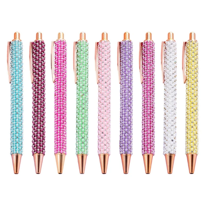 

Beads Ballpoint Pen Office Signing Pen Retractable Ballpoint Pen Business Pen Write Smoohtly Gift Pen