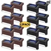 4/8/12Pcs Solar Deck Lights Outdoor Waterproof LED Fence Lights Step Garden Decorate Lamp for Patio Stairs Railing Pathway 1