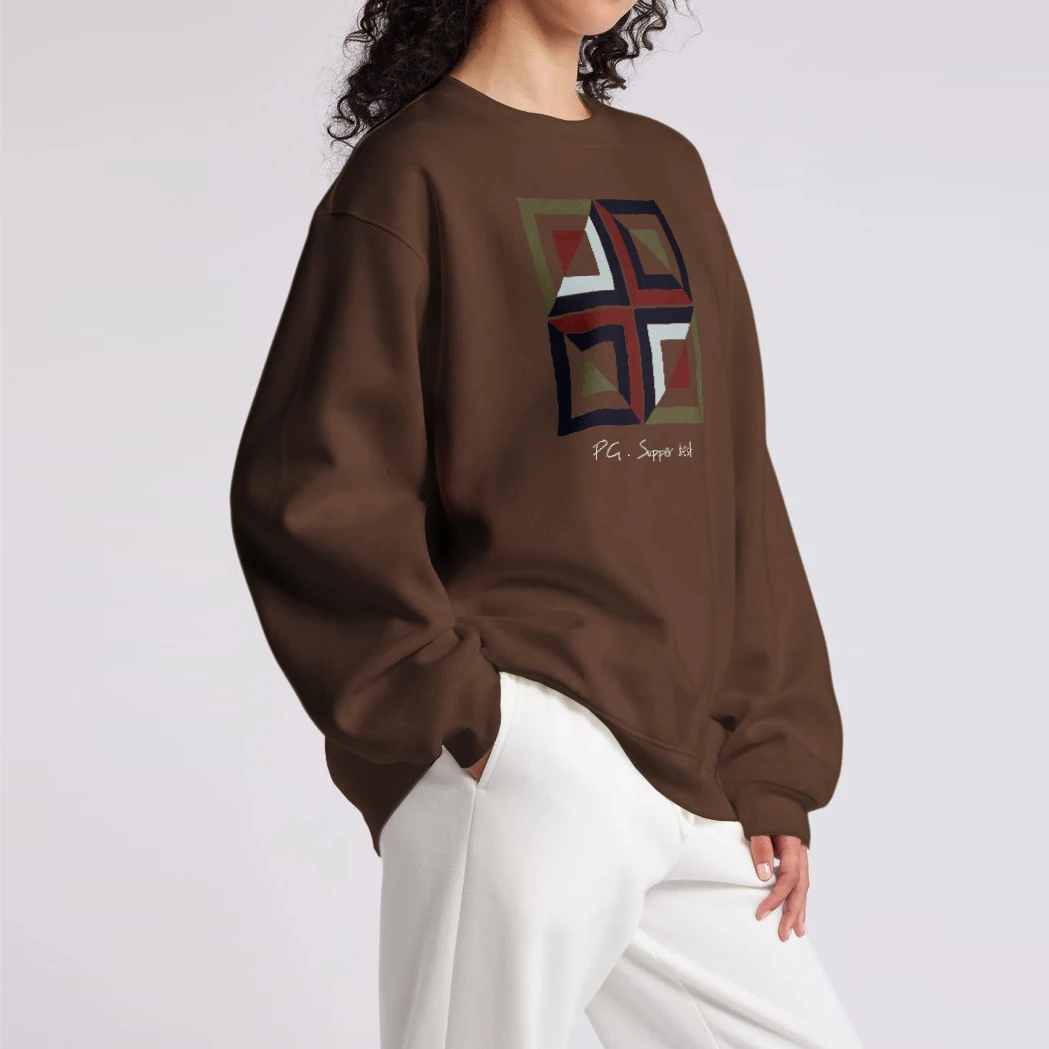 PG New Casual Sweatshirts Men Or Woman Hoodies 2025 Pullover Streetwear Solid Hoodie Basic Crewneck Hoody Hoodies 4