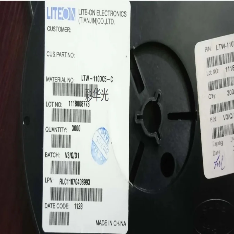 사이드 패치 LED 화이트 LTW-110DC5-C, 오리지널, 100 개, 1204 개