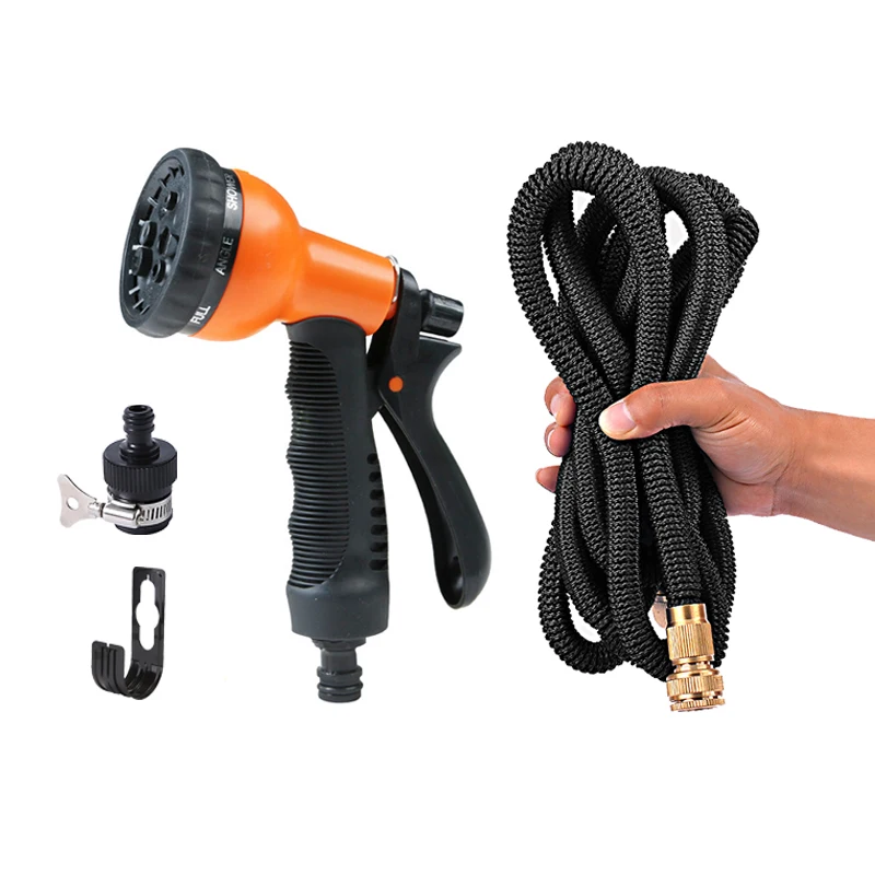 Garden Water Hose Reel Expandable Watering Hose High Pressure Flexible Car Wash Watering Garden Irrigation Magic Hose Pipe