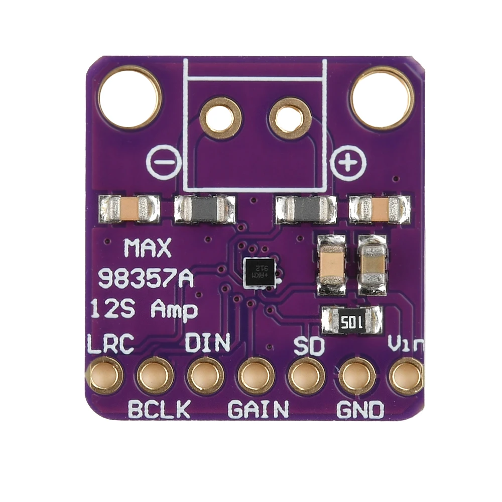 MAX98357 I2S/BGA Audioverstärkermodul Audioverstärker Filterlose Verstärkerplatine der Klasse D für Raspberry Pi ESP32 – Detail 11