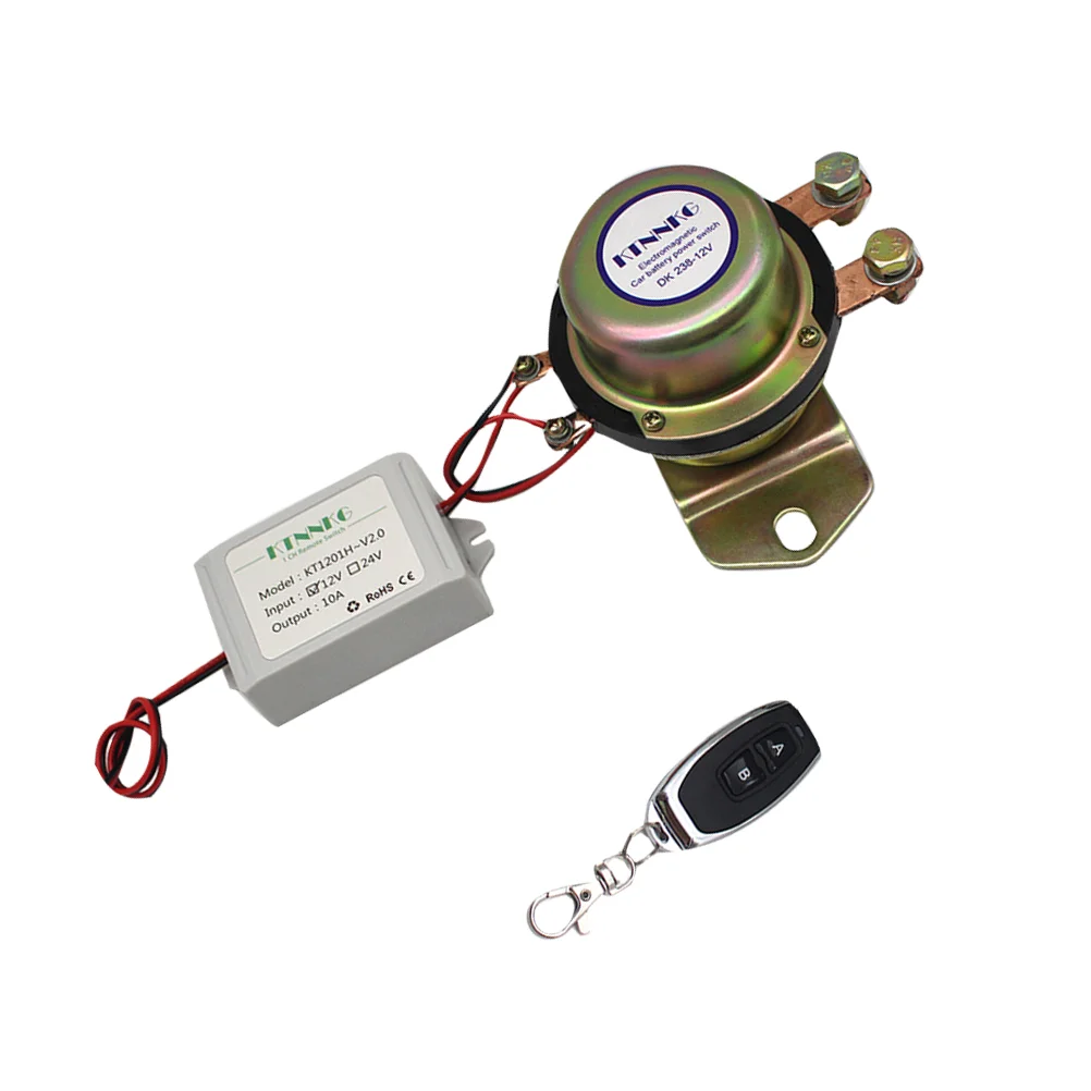 

12v Car Disconnect Cut Shut Off Marine Electromagnetic Terminal System for RV Small Truck Agricultural Vehicle