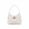 Longxiang's new bamboo bag French shoulder bag armpit bag casual handbag versatile tote bag solid color commuting bag 2