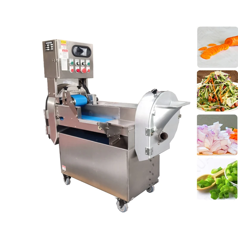 

Commercial Vegetable Slicer Machine Electric Potato Cutter Shredder Dicing Machine Stainless Steel Vegetables Cutting Machine