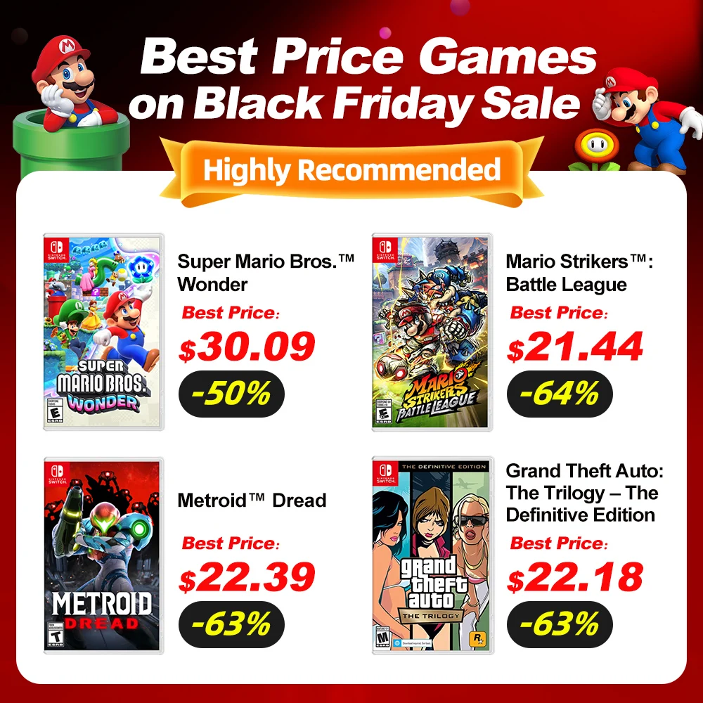 Black Friday Nintendo Game Discount Mario Kart Best Black Friday