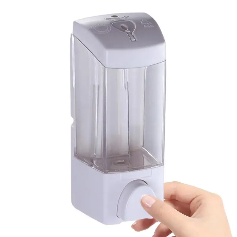 

Hand Soap Dispenser Bathroom Wall Mounted Hand Dish Lotion Dispenser Manual Hand Sanitizers Dispenser For Bathroom Kitchen