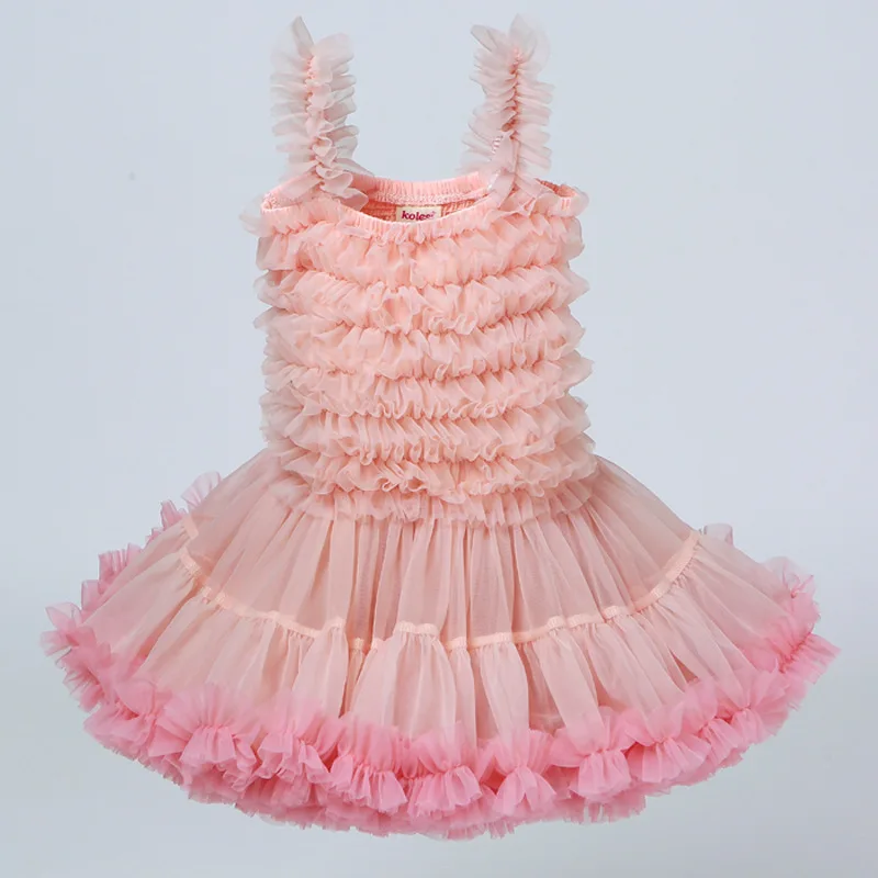 

Baby Girls Tulle Tutu Infant Newborn Fluffy Mesh Slip Princess Dress Pleated Rainbow Skirt Victorian Rococo Dress Birthday Gift
