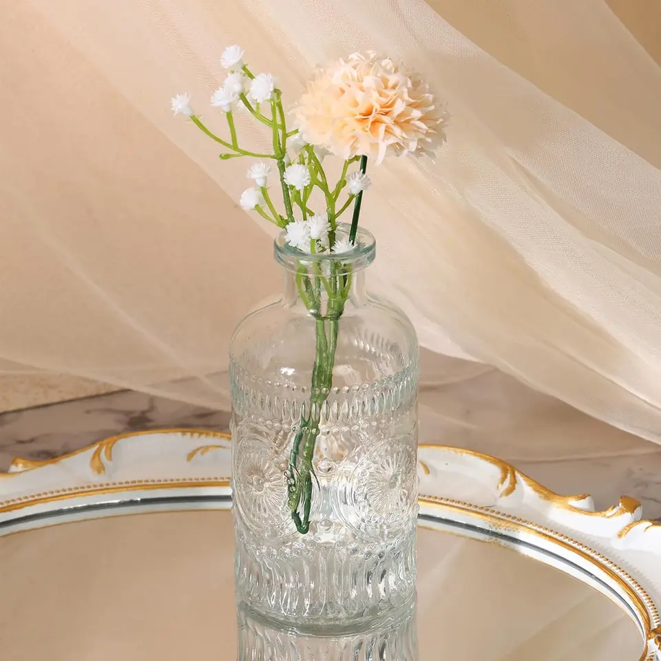 Lot de 10 Petits vases en Verre Différentes Tailles Pour décoration de
