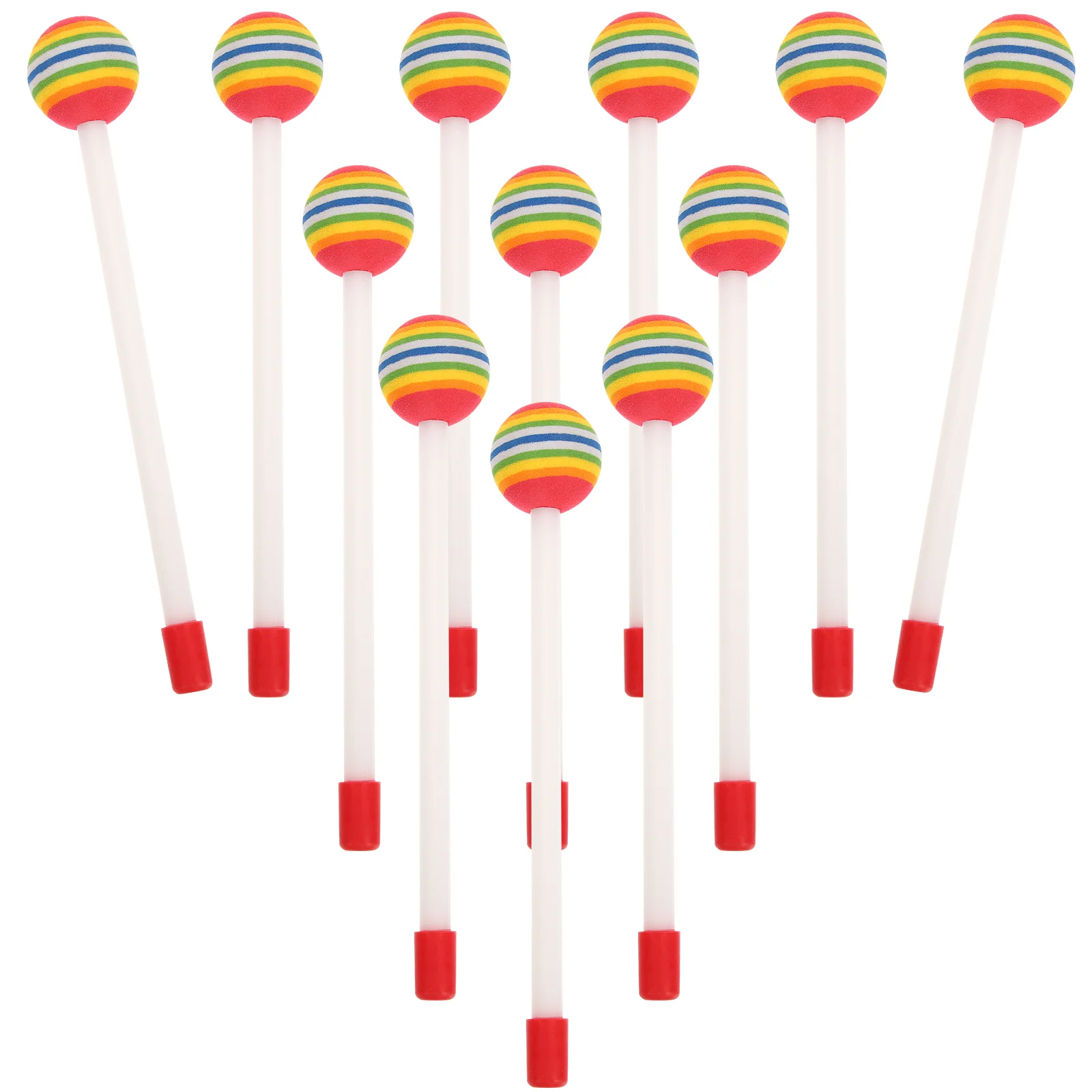 

Drumstick Musical Instruments Kids Sticks Lollipop Practice Plastic Classic Mallet Band Child Long Bell Mallet Band Stick