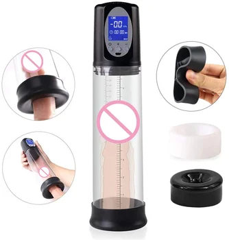 Automatic Penis Pump Penis Enlarger USB Rechargeable Electric Penis Enlargement Extender Vacuum Pump Sex Toys for Men 6
