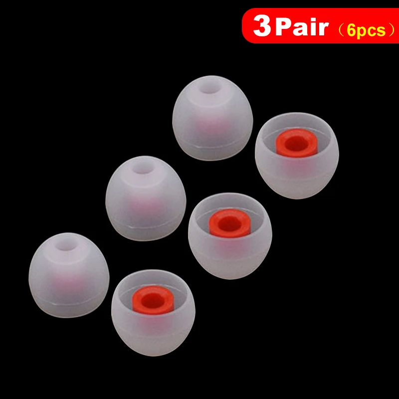 Premium Silicone Ear Tips for In-Ear Headphones - 10 Pairs (S, M, L)