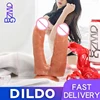 Realistic Double Headed Dildo Double Penetration Vagina and Anus Gay Penis Anal Plug Sexy Toys for Women Erotic Couple Sex Games 1