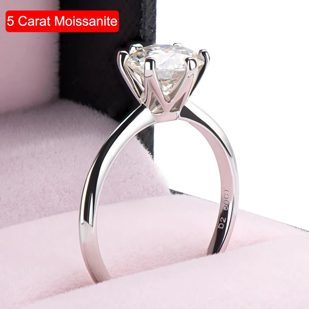 StarGems Bracciale Trifoglio Regolabile In Argento 925 Con Moissanite 0,64ct - Placcato Platino, Tecnologia StarShield