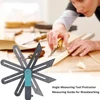 Adjustable Angle Ruler With Lock Fast Marking Woodworkers Accessories Contour Edge Rule Protractor Goniometer Measure Tool 3