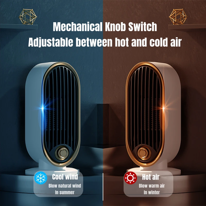 Winter Energy Saving Warmer Electric Heater Cold and Hot Air Dual Use For  Home Office Desktop Warm Air Blower Heating Machine - AliExpress