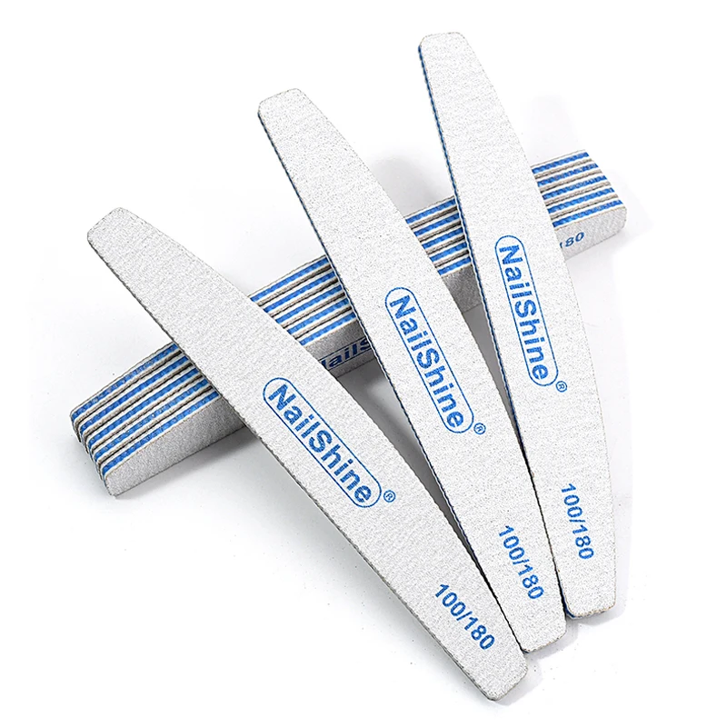 CGBE 9Pcs Lime à Ongles Professionnelle Double Face Pour Ongles En Gel