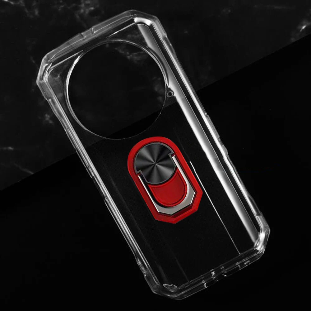 Enhanced Back Ring Holder Phone Cover - TPU Soft Silicone Case for 6.58 Devices (2023 Edition)