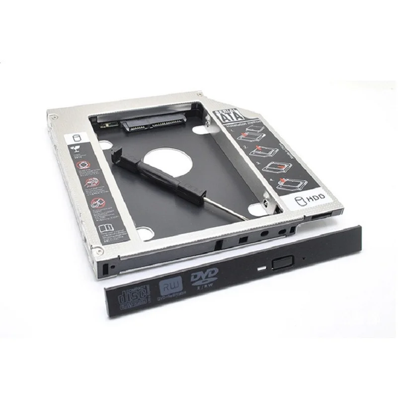 Enhanced Aluminum HDD/SSD Caddy & Enclosure Adapter