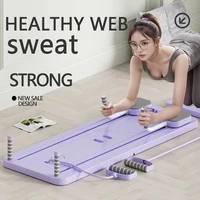 Abdominal Exercise Board Non Slip Abdominal Board with Timer Push Up Board Automatic Rebound Leg & Arm Tone Fitness Equipment