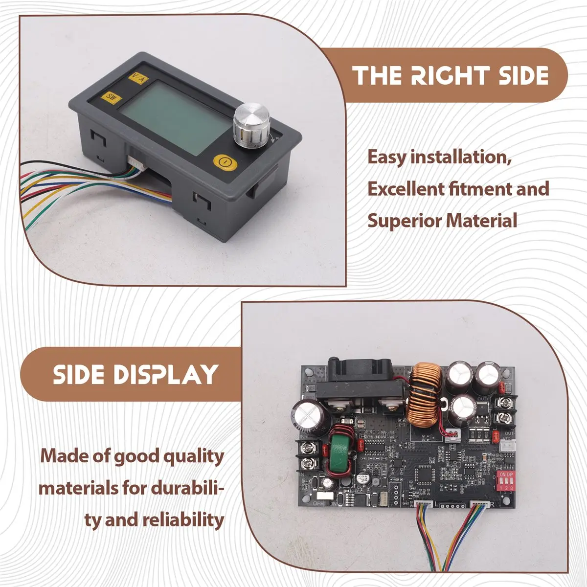 A72Z XY6015L 0-60V 15A 900W DC DC 컨버터 CC CV 전원 모듈 조정 가능한 규제형 실험실 전원 공급 장치