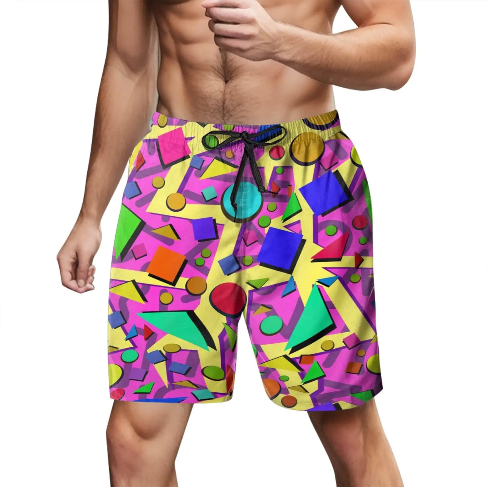 Mens Oversized Beach Shorts Surfing Swimwear