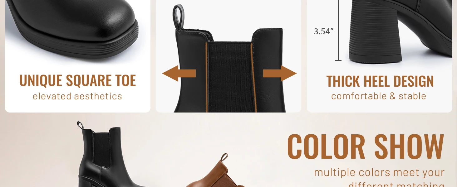 Women's Chelsea Platform Boots