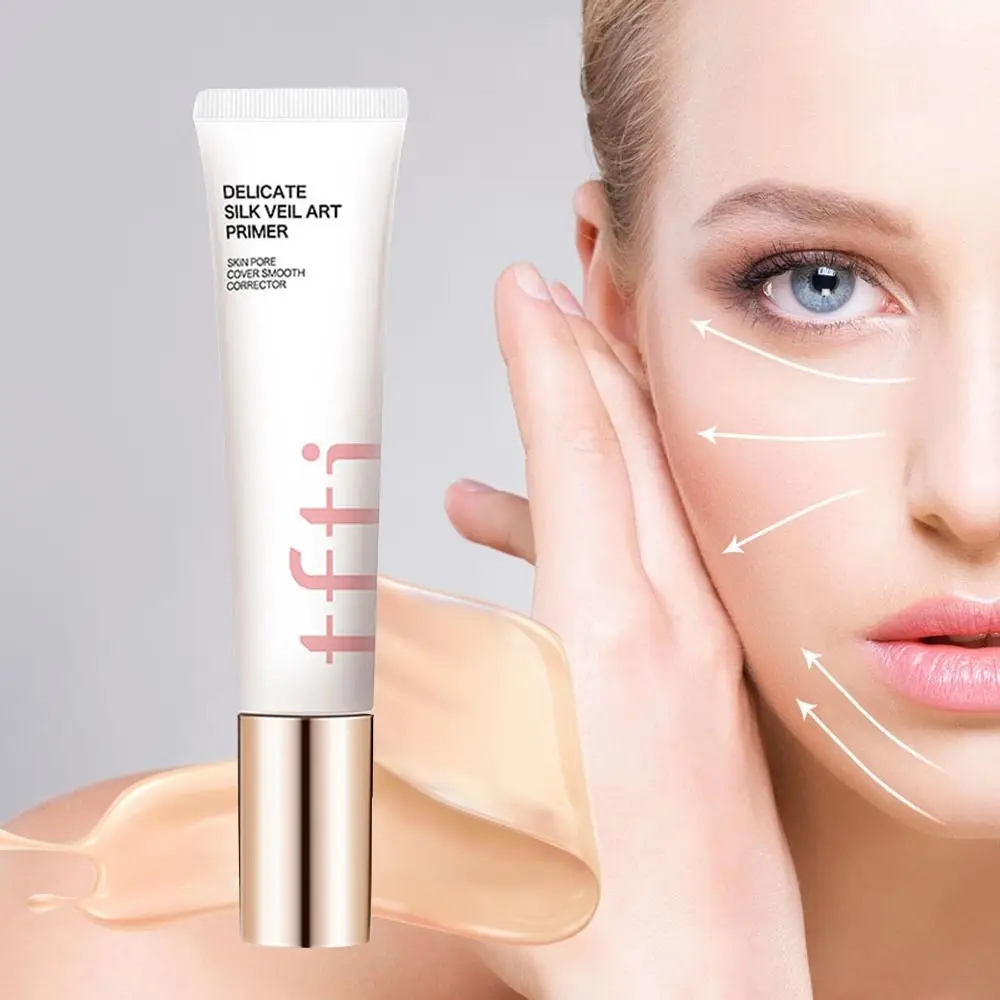 Шелковая вуаль, стойкая нейлоновая праймер для женщин, стойкая к поту, 30 мл, консилер для контроля жирности, дышащий Гладкий корректор, праймер для макияжа