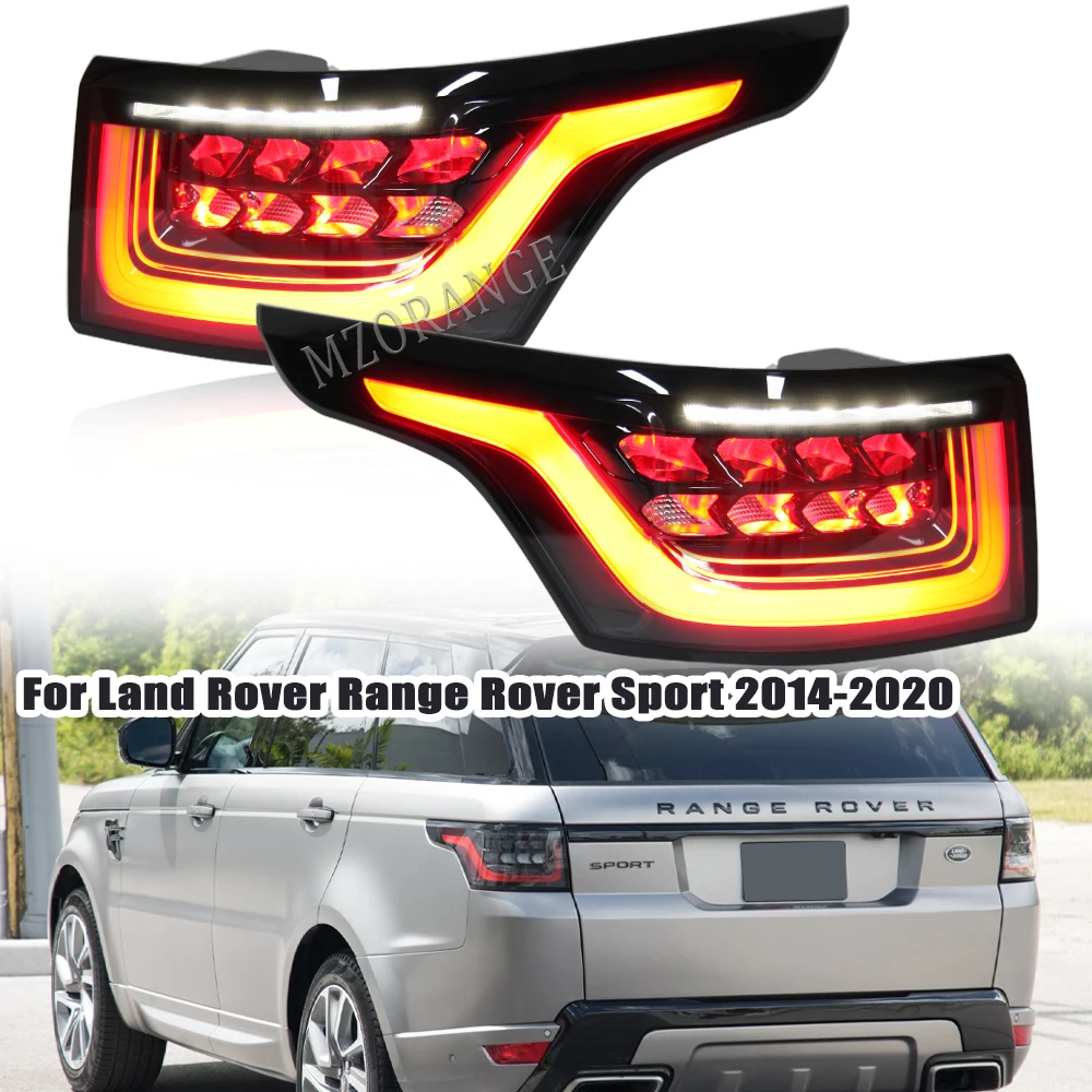 

For Land Rover Range Rover Sport 2014-2020 Tail Lamp Third Generation Turning Yellow Taillights Foglights Brake Stop Warning