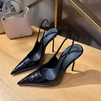 Nouvelles sandales simples à bout pointu et creux, style européen et américain, polyvalentes pour banquets, chaussures pour femmes 2026 Nouveauté 3