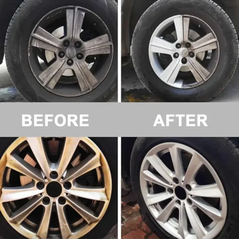 100ML Car Maintenance Iron Powder Cleaning Super Rust Remover Cleaner Multi Purpose Rust Remover Spray MetalSurface Chrome Paint