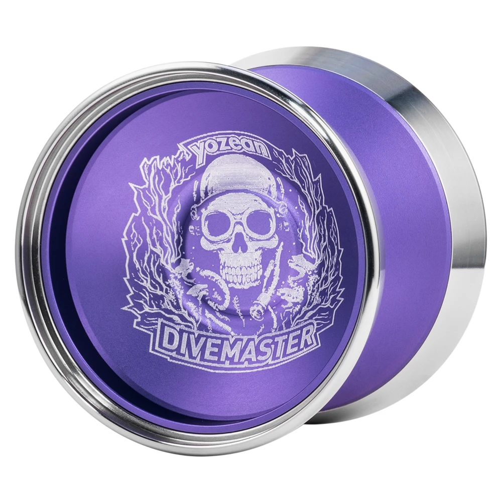 Yozean Yoyo Divemaster 7075 Aluminum Alloy Unresponsive 304 Stainless Steel Professional Competition (1A,3A,5A)Toys