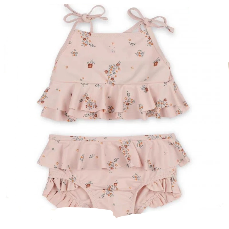 

Swimsuit Girls Two-pieces Fashion Swimsuit for Girls Summer Beach Wear Children Bathing Suit Baby Biquini Swimming Suit 3pcs Set