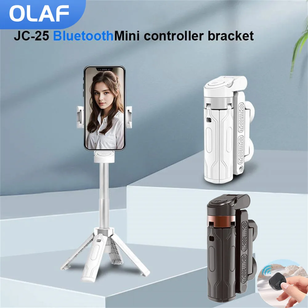 Draadloze Bluetooth selfiestick, mini-statief, uitschuifbare monopod, afstandsbediening voor iPhone, Samsung en Xiaomi._voghion.com