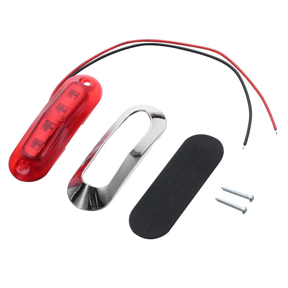 폰툰 코트시어스 콕핏 DC 12V-24V 레드 그린 해양 보트 조명 보트 네비게이션 조명 데크 장식 LED 실내등