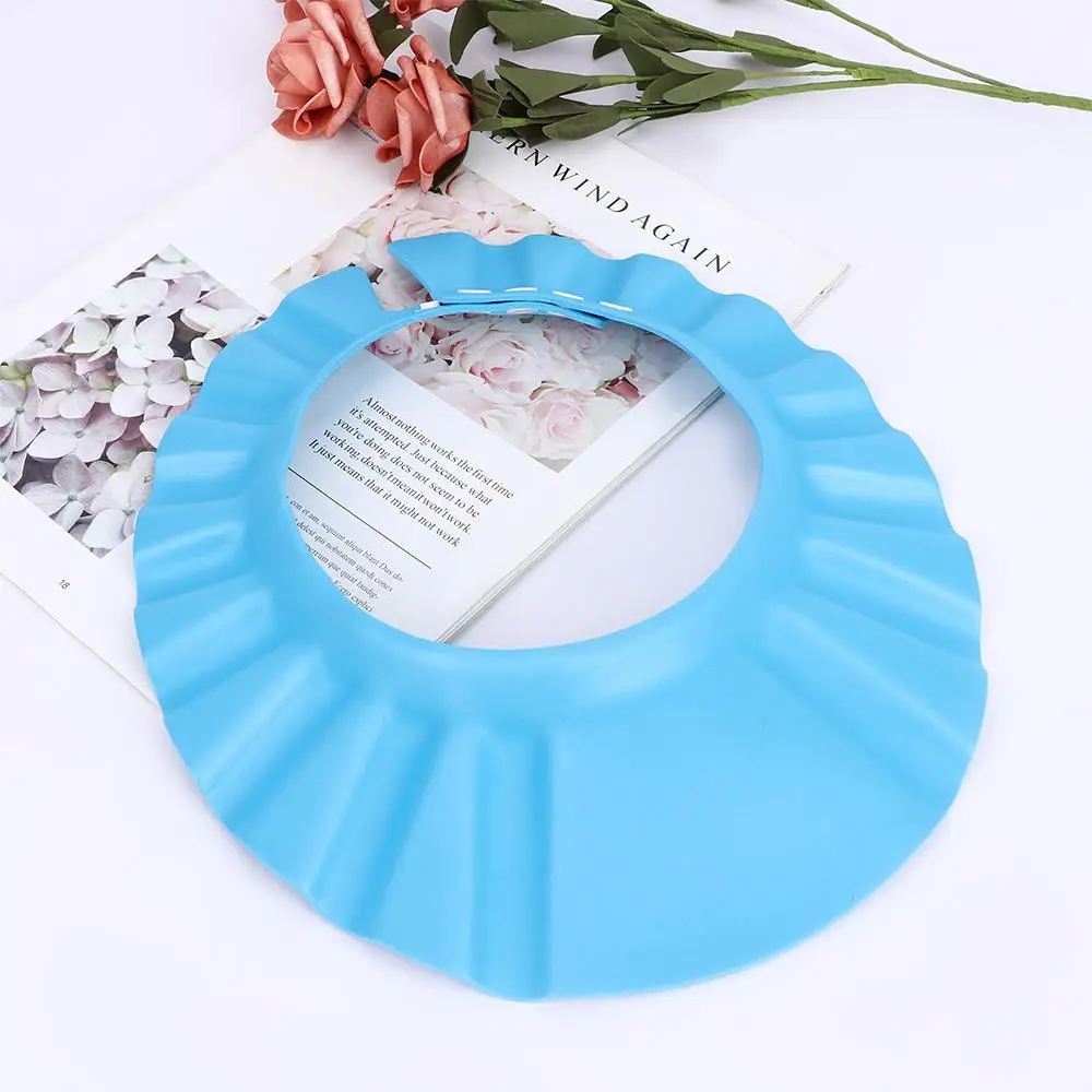 New Soft Kids Shampoo Hat Bathing Shower Cap Wash Hair Shield
