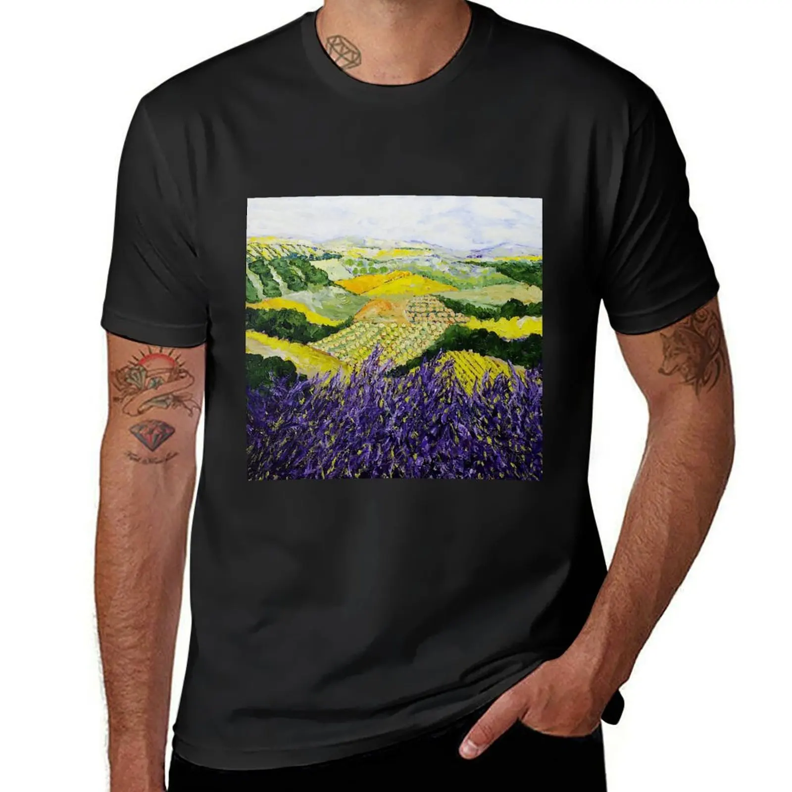 

Violet Spring T-shirt quick-drying kawaii clothes mens t shirt
