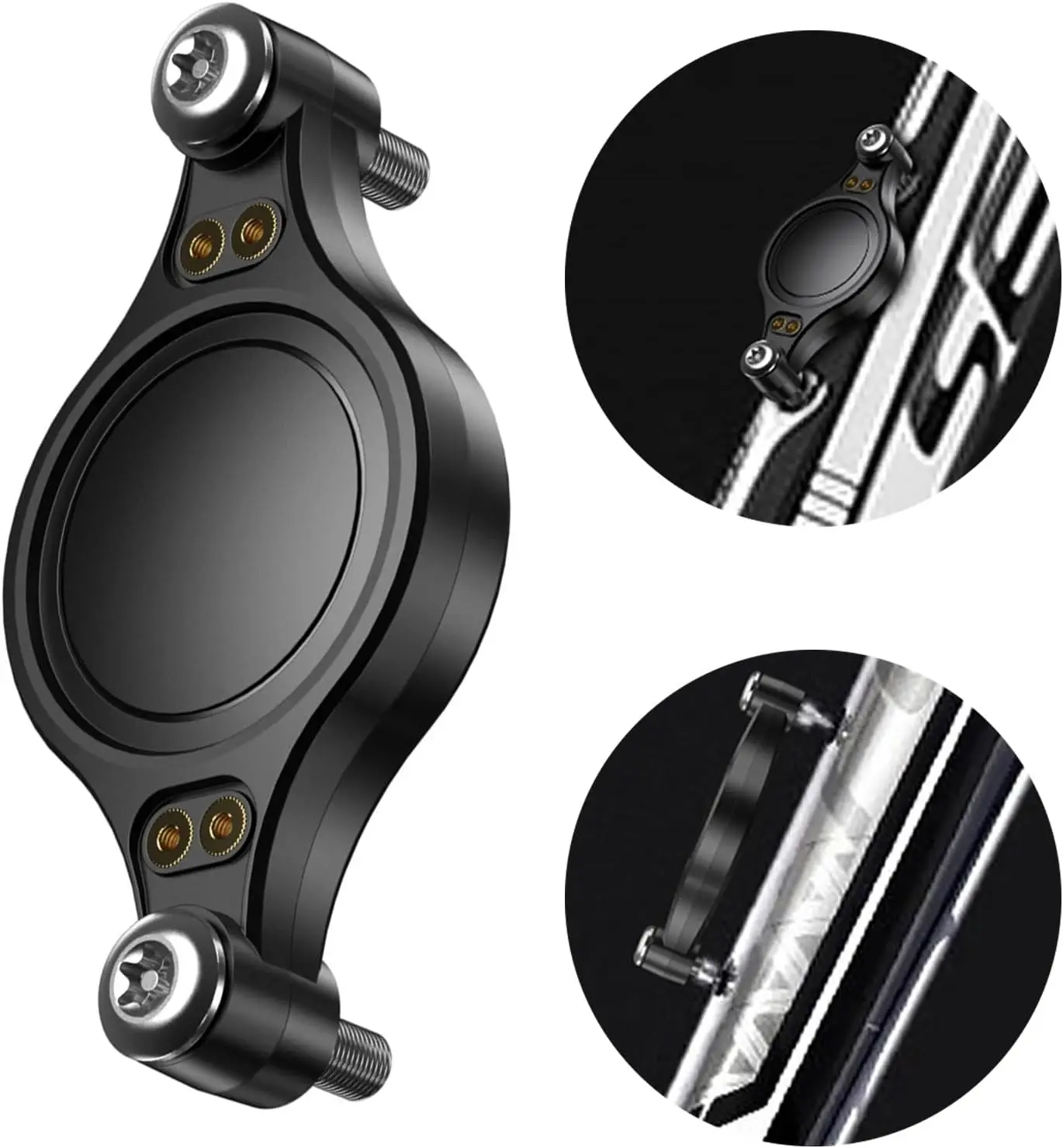 YGREY Bicycles Mount Anti-theft GPS Tracker, Findmy Keys Finder and Pet Locator for Keys, Compatible for Airtags