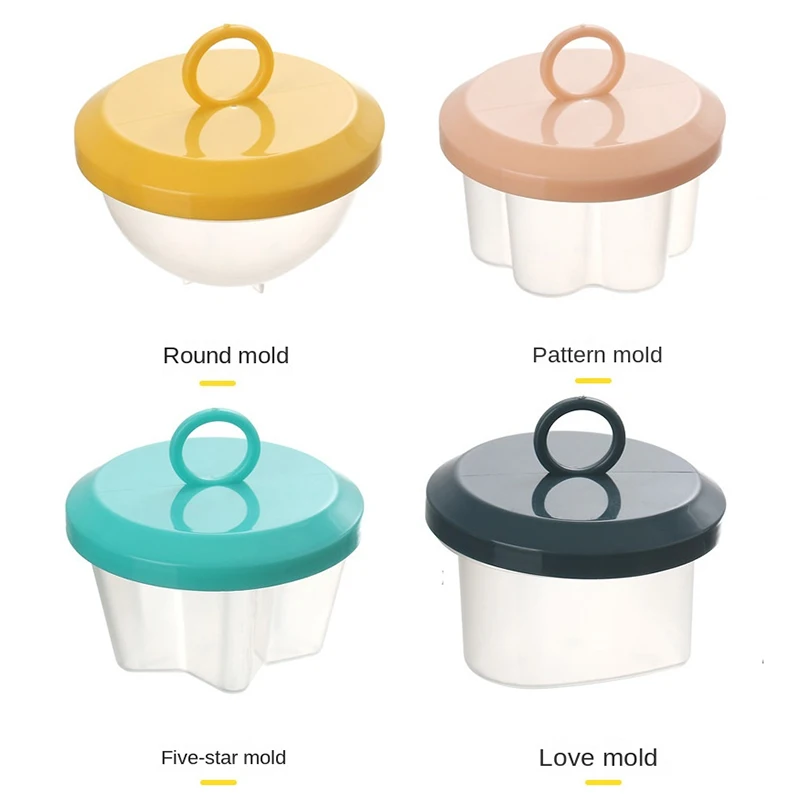 Egg Cooker With Brush Egg Boiler Poacher Mold 4Pcs/Set For Kid Baking Mold Kawaii Kitchen Kitchen Accessories egg cooker egg boiler mold cup silicone egg poacher egg poacher