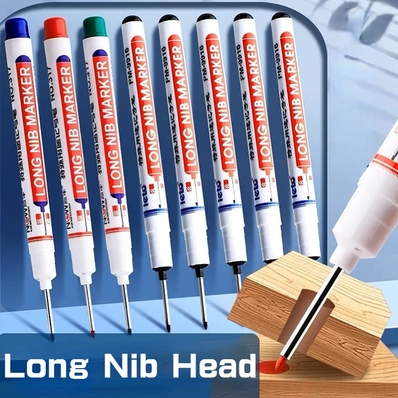 Nankoyal Long Nib Marker 3er-Set - Lange Spitze Für Tiefe Löcher Und Präzise Markierungen