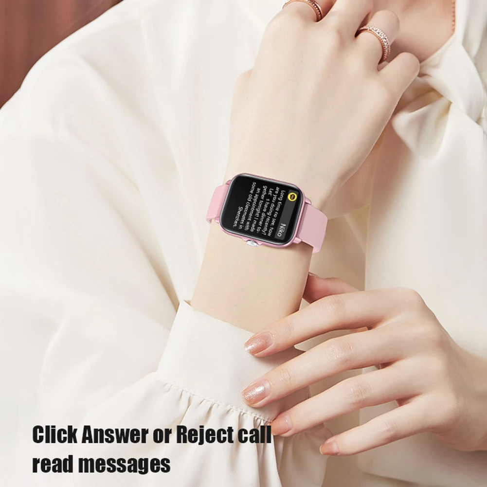 Bluetooth Answer Call Ip67 Waterproof Heart Rate Sleep Tracking Ai Voice Control