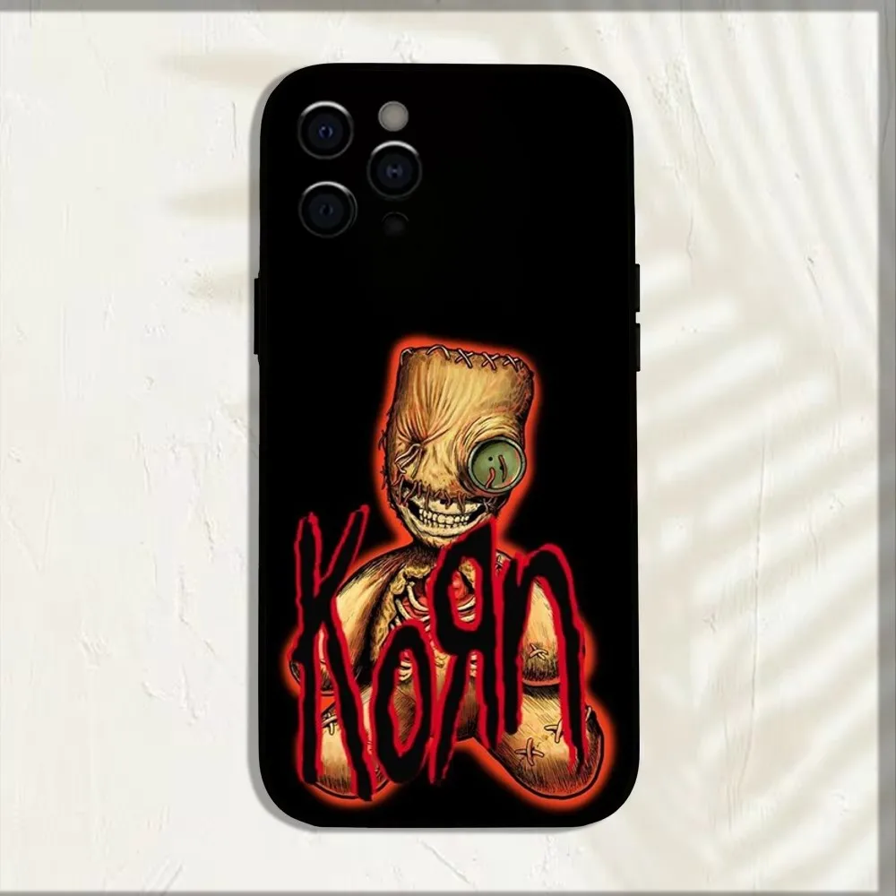 K-Korn Rock Band Soft Black Phone Case Cover